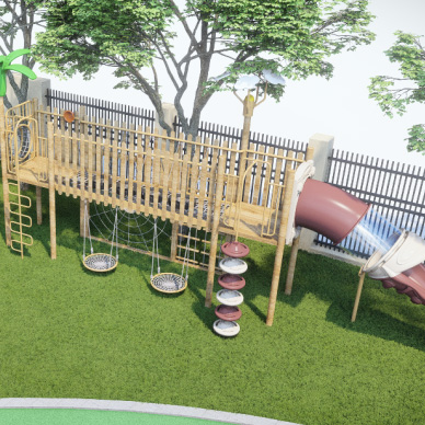 户外大型攀爬玩具