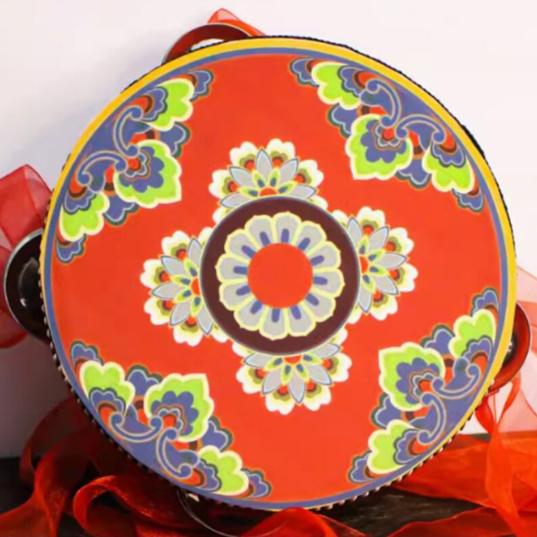 儿童敦煌飞天舞蹈手持铃鼓